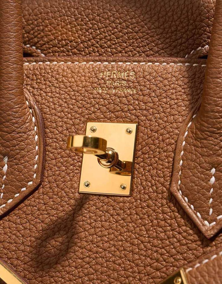 Hermès Birkin 25 Togo Gold Logo | Sell your designer bag