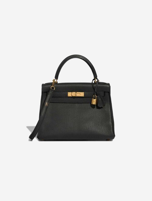 Hermès Kelly 28 Togo Black Front | Sell your designer bag