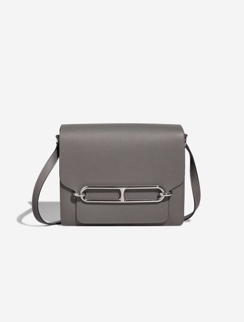 Hermès Roulis 23 Clémence Gris Meyer Front | Vendez votre sac de créateur