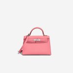 Hermès Kelly Mini Chèvre Mysore Rose d'Ete / Rouge Venitien Front | Sell your designer bag