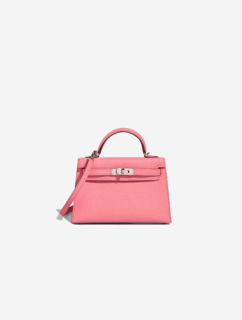 Hermès Kelly Mini Chèvre Mysore Rose d&#039;Ete / Rouge Venitien Front | Verkaufen Sie Ihre Designertasche