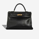 Hermès Kelly 35 Ardennes Black Front | Sell your designer bag