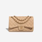 Chanel Timeless Jumbo Lamb Beige Front | Sell your designer bag