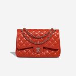 Chanel Timeless Jumbo Lamb Red Front | Sell your designer bag