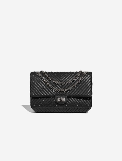 Chanel 2.55 Reissue 226 Calf / Studs Anthracite Front | Sell your designer bag