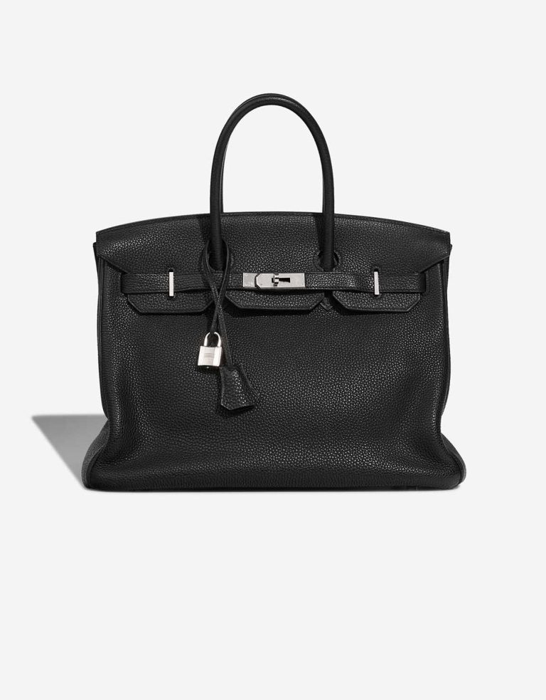 Hermès Birkin 35 Togo Black Front | Sell your designer bag