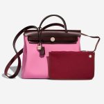 Hermès Herbag 31 Vache Hunter / Toile Rouge Sellier / Bubblegum Front | Verkaufe deine Designer-Tasche