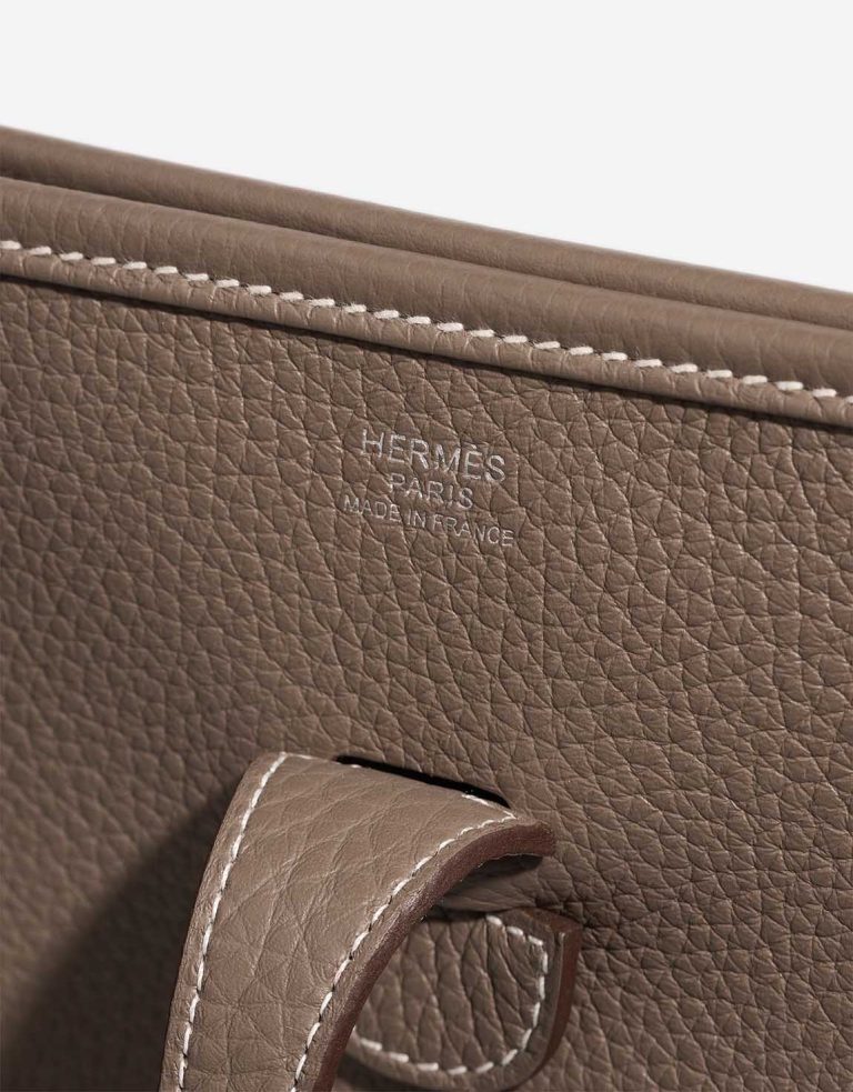 Hermès Evelyne 33 Clémence Étoupe Logo | Sell your designer bag