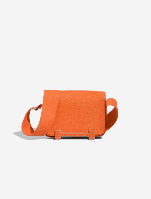 Hermès Geta Chèvre Orange H Front | Sell your designer bag