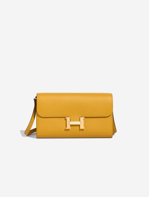 Hermès Constance To Go Epsom Jaune Ambre Front | Vendre votre sac de créateur