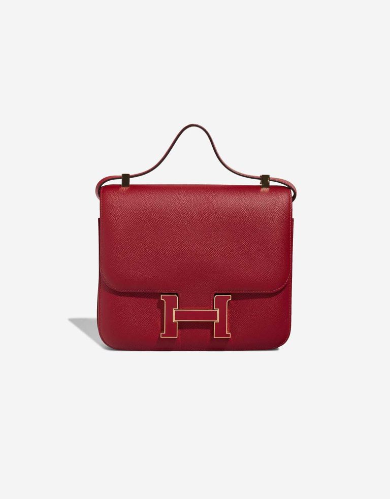 Hermès Constance 24 Epsom Rouge Grenat / Bougainvillier Front | Vendre votre sac de créateur