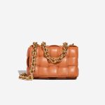 Bottega Veneta Cassette Lamb Brown Front | Sell your designer bag