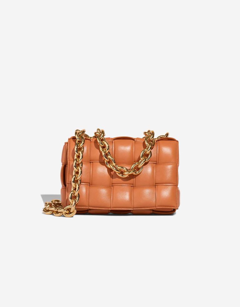 Bottega Veneta Cassette Lamb Brown Front | Sell your designer bag