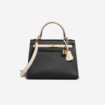 Hermès Kelly Sellier 25 Epsom Black / Craie Front | Sell your designer bag