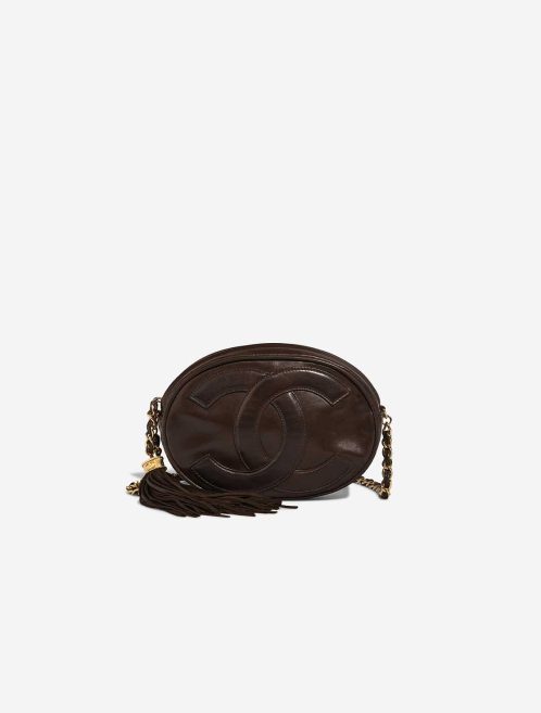 Chanel Clutch Calf Brown Front | Vendez votre sac de créateur