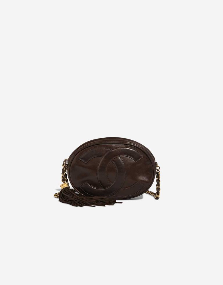 Chanel Clutch Calf Brown Front | Sell your designer bag