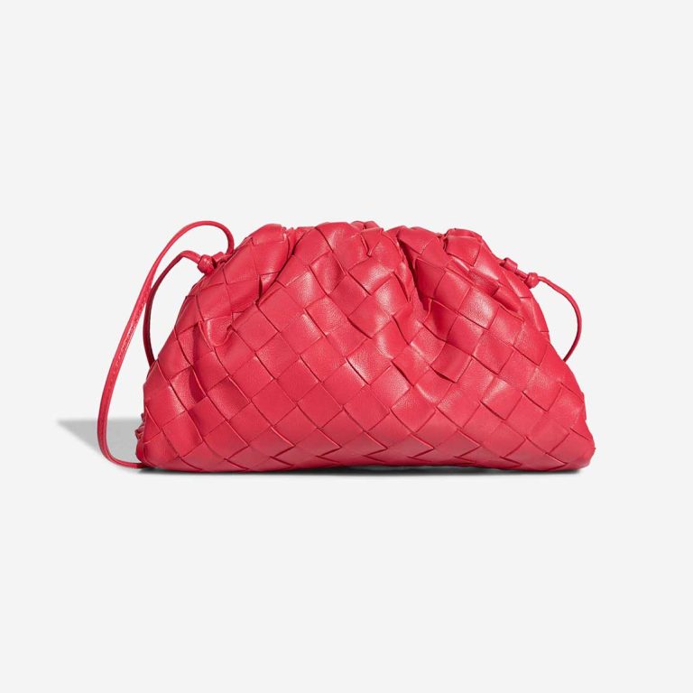 Bottega Veneta Pouch Klein Kalbsleder Rosa Front | Verkaufen Sie Ihre Designer-Tasche