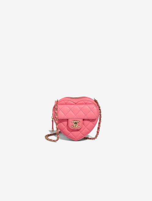 Chanel Timeless Heart Small Lamb Pink Front | Sell your designer bag