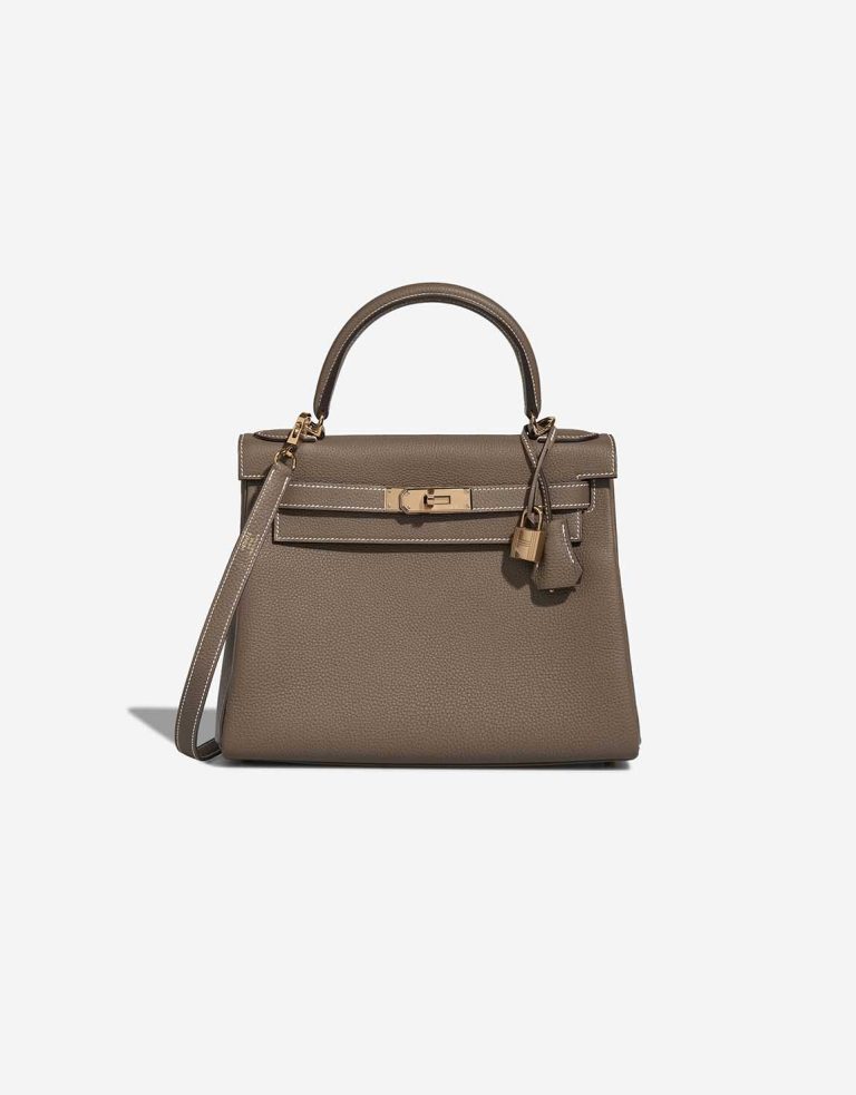 Hermès Kelly 28 Togo Étoupe Front | Sell your designer bag