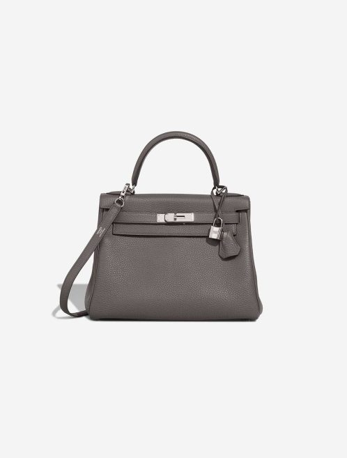 Hermès Kelly 28 Togo Gris Étain Front | Sell your designer bag