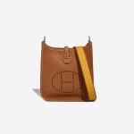 Hermès Evelyne 16 Taurillon Clémence Gold Front | Sell your designer bag