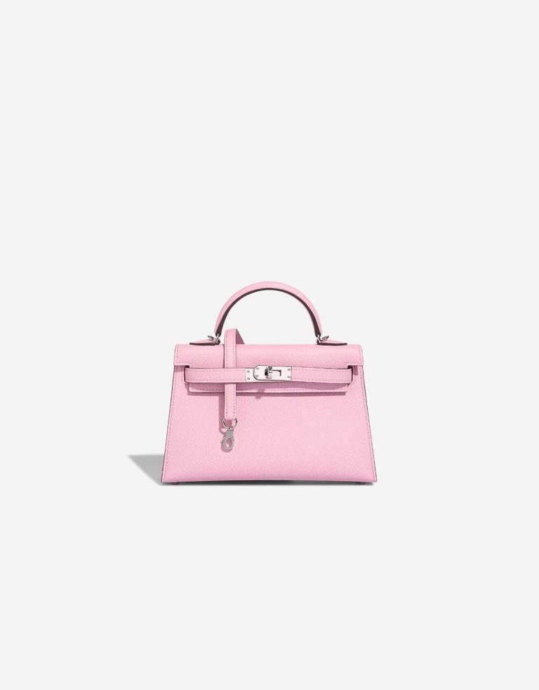 Hermès Kelly Mini Epsom Mauve Sylvestre Front | Vendre votre sac de créateur