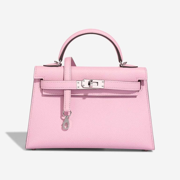 Hermès Kelly Mini Epsom Mauve Sylvestre Front | Verkaufen Sie Ihre Designer-Tasche