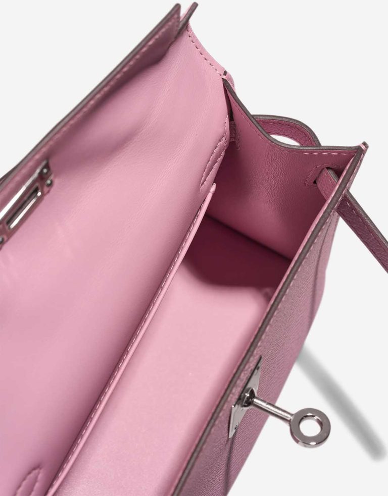 Hermès Kelly Mini Epsom Mauve Sylvestre Inside | Verkaufen Sie Ihre Designertasche