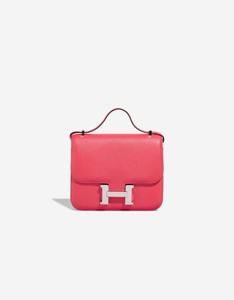 Hermes Verrou Chaine Mini Chevre Mysore Rose Texas SACLAB