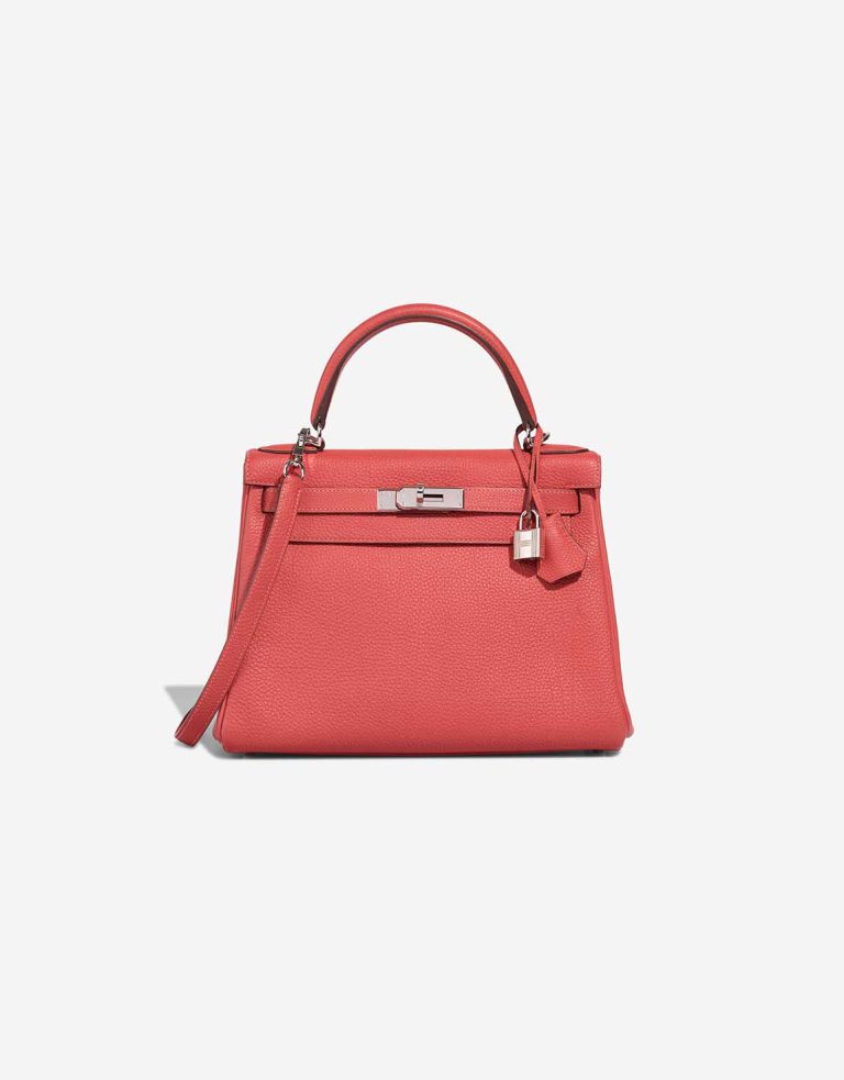 Hermès Kelly 28 Togo Rouge Pivoine Front | Sell your designer bag