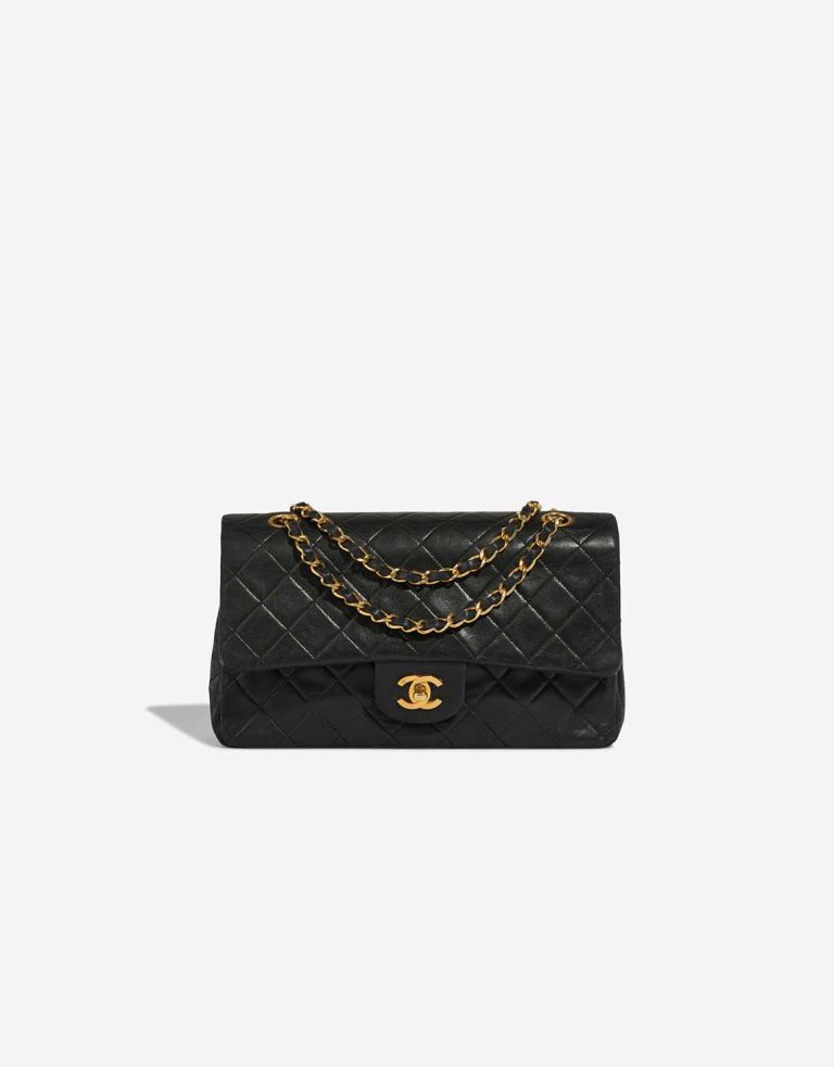 Chanel Timeless Small Lamb Black Front | Sell your designer bag