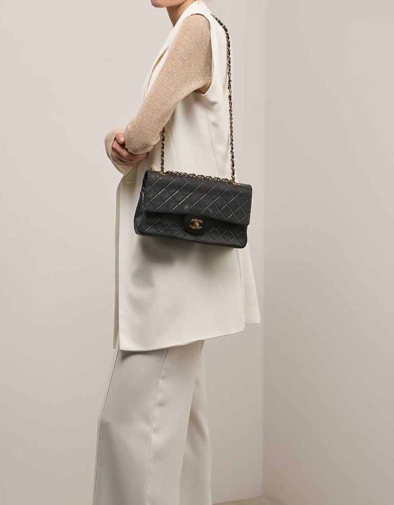 Chanel Timeless Small Lamb Black Front | Sell your designer bag