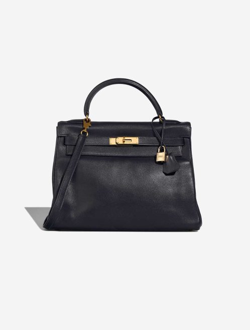 Hermès Kelly 32 Gulliver Bleu Marine Front | Sell your designer bag