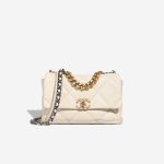 Chanel 19 Large Lamb White Front | Sell your designer bag