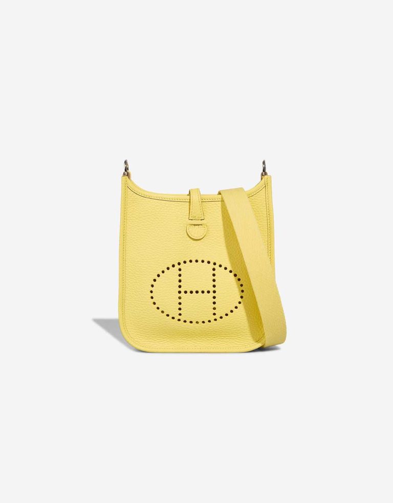 Hermès Evelyne 16 Taurillon Clémence Limoncello Front | Sell your designer bag