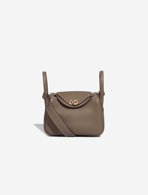 Hermès Lindy Mini Clémence Étoupe Front | Sell your designer bag