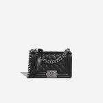 Chanel Boy Small Caviar Black Front | Sell your designer bag