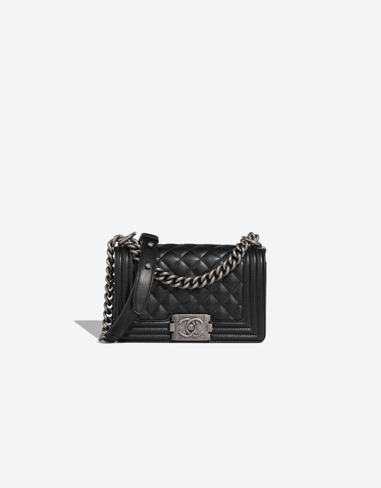 Chanel Boy Small Caviar Black Front | Sell your designer bag