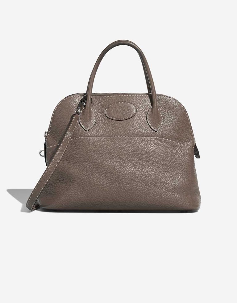 Hermès Bolide 35 Clémence Étoupe Front | Sell your designer bag