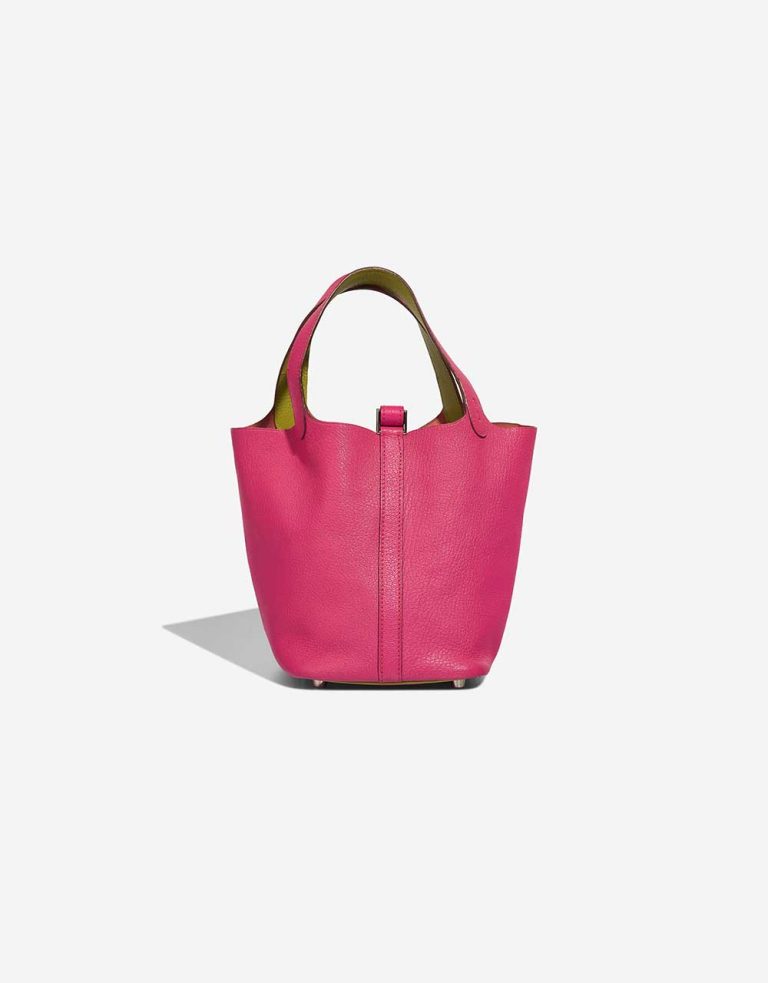 Hermès Picotin 18 Chèvre Vert Anis / Rose Tyrien Front | Verkaufen Sie Ihre Designer-Tasche