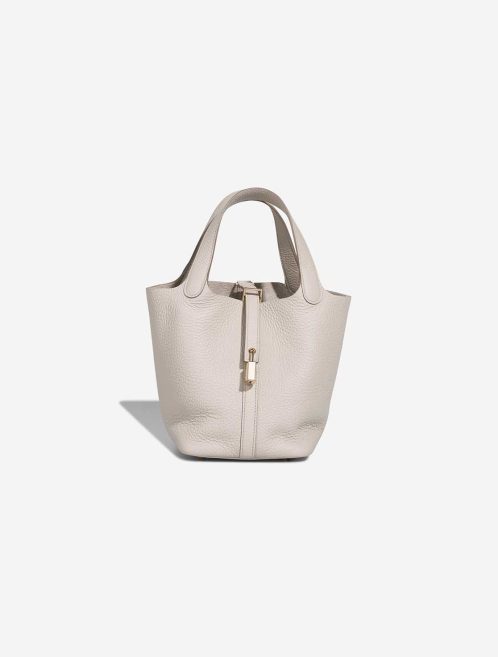 Hermès Picotin 18 Taurillon Clémence Béton Front | Sell your designer bag