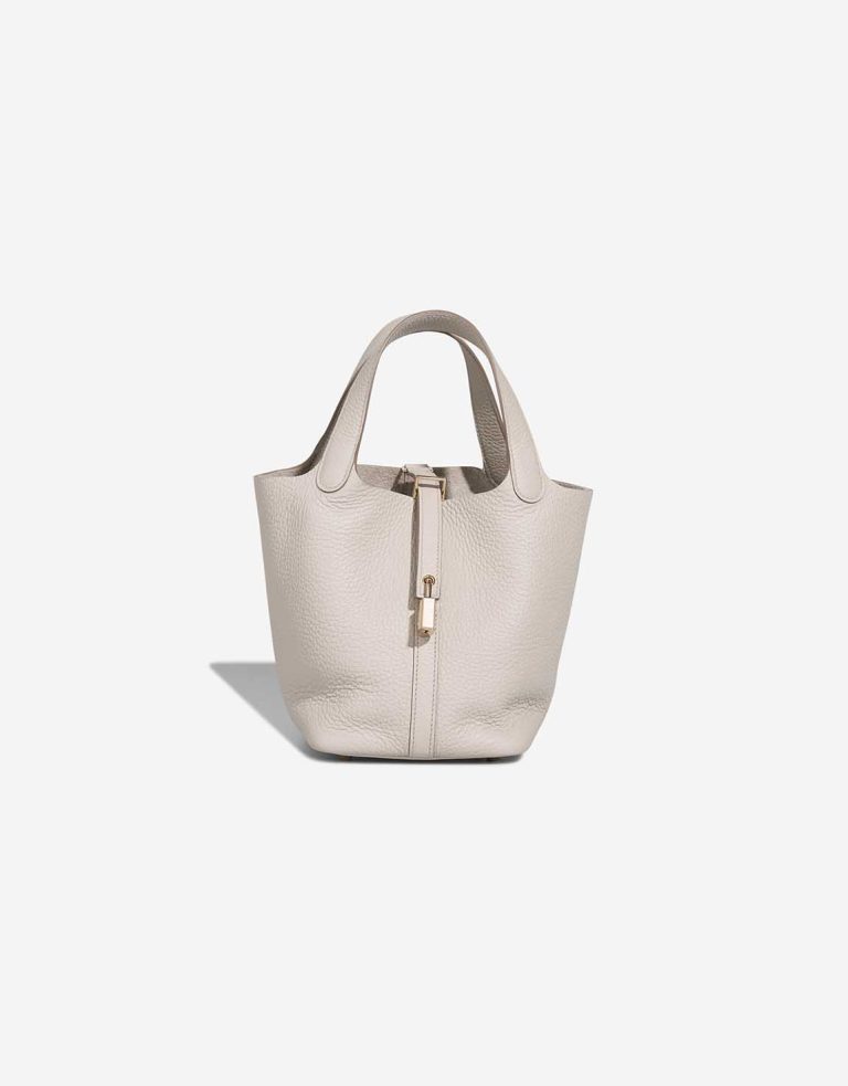 Hermès Picotin 18 Taurillon Clémence Béton Front | Sell your designer bag