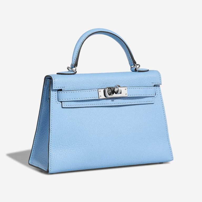 Hermès Kelly Mini Chèvre Mysore Bleu Céleste | Sell your designer bag