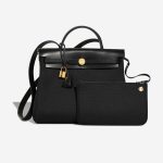 Hermès Herbag 31 Toile Militaire / Vache Hunter Black Front | Sell your designer bag