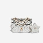 Chanel Timeless Small Patent Silver Front | Sell your designer bag