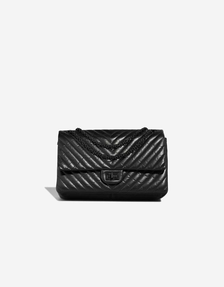 Chanel 2.55 Reissue 226 Aged Calf Black Front | Sell your designer bag