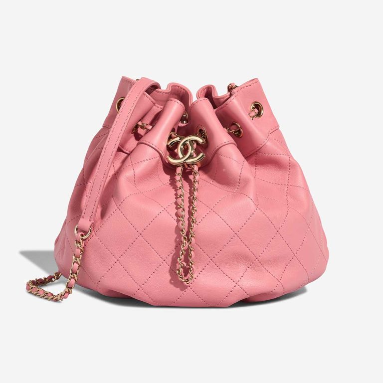 Chanel Bucket Bag Kalbsleder Pink Front | Verkaufen Sie Ihre Designer-Tasche