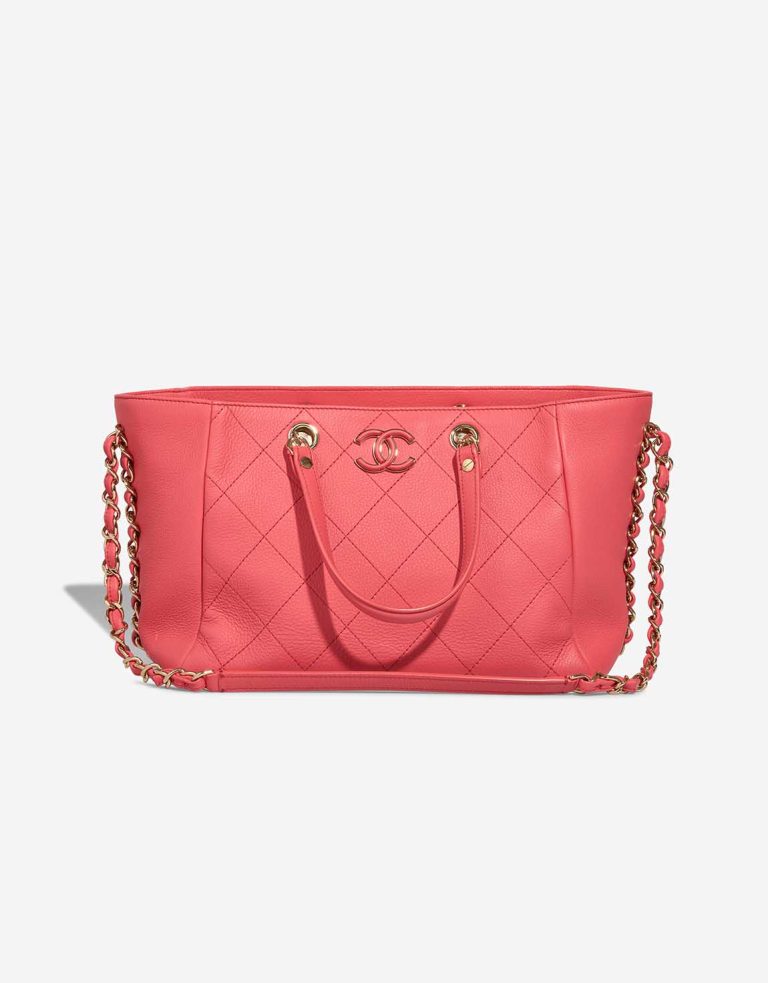 Chanel Shopping Tote Medium Calf Pink Front | Sell your designer bag