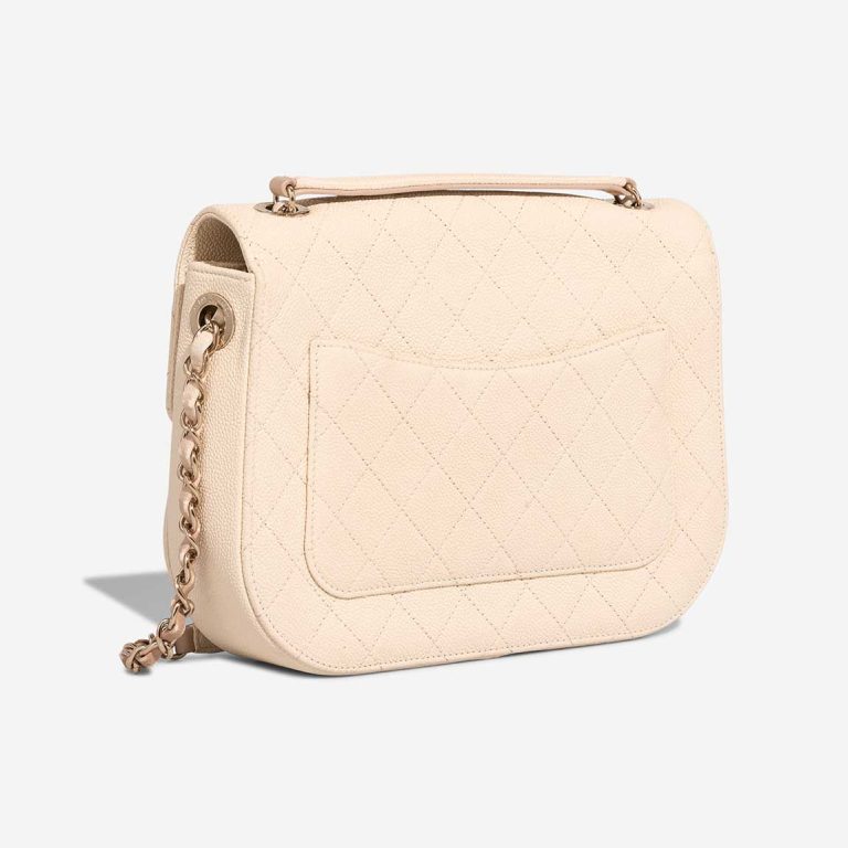 Chanel à rabat Bag Caviar Cream | Vendre votre sac de créateur