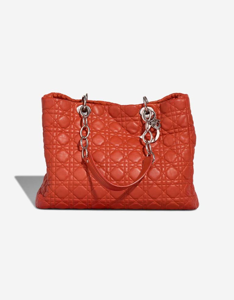 Dior Shopper Large Lamb Red Front | Sell your designer bag